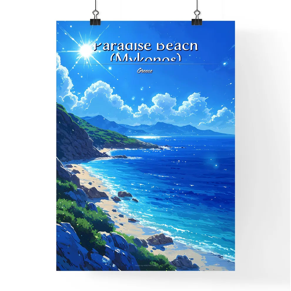 Paradise Beach (Mykonos) Poster