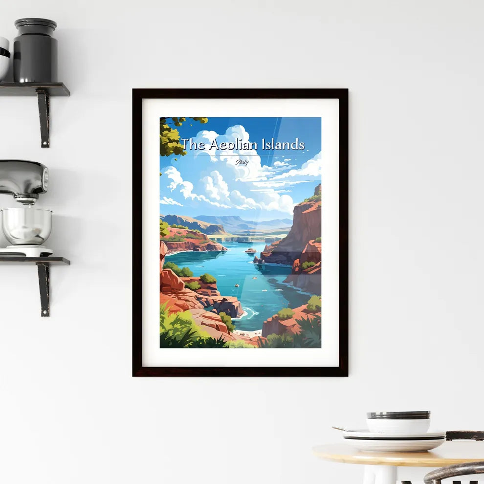 The Aeolian Islands Framed Print