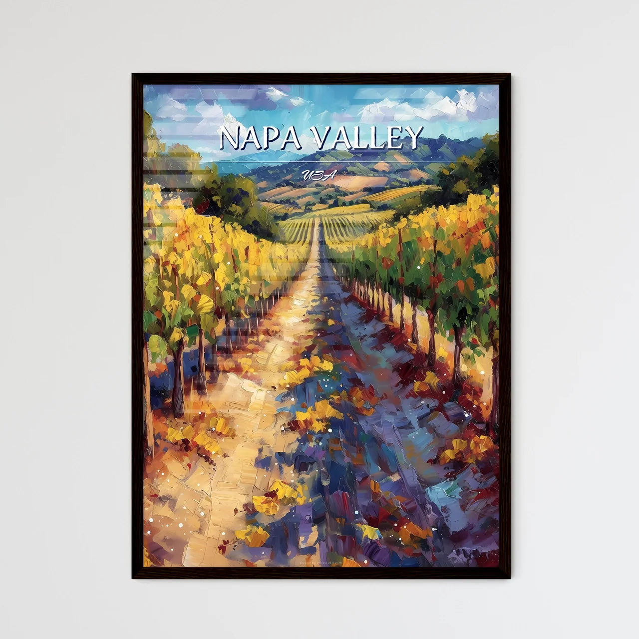 Napa Valley - Framed Art Print