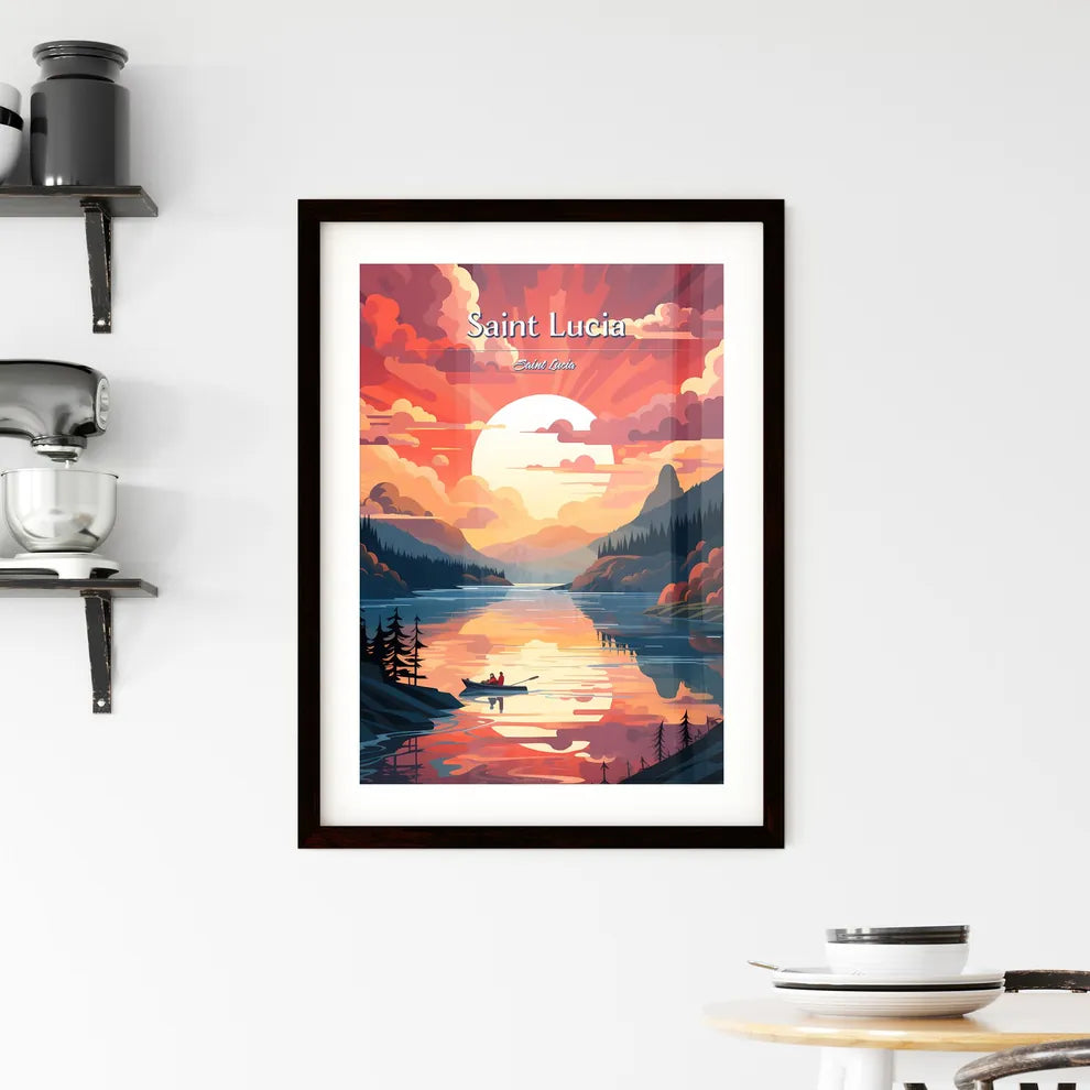 Saint Lucia Framed Print