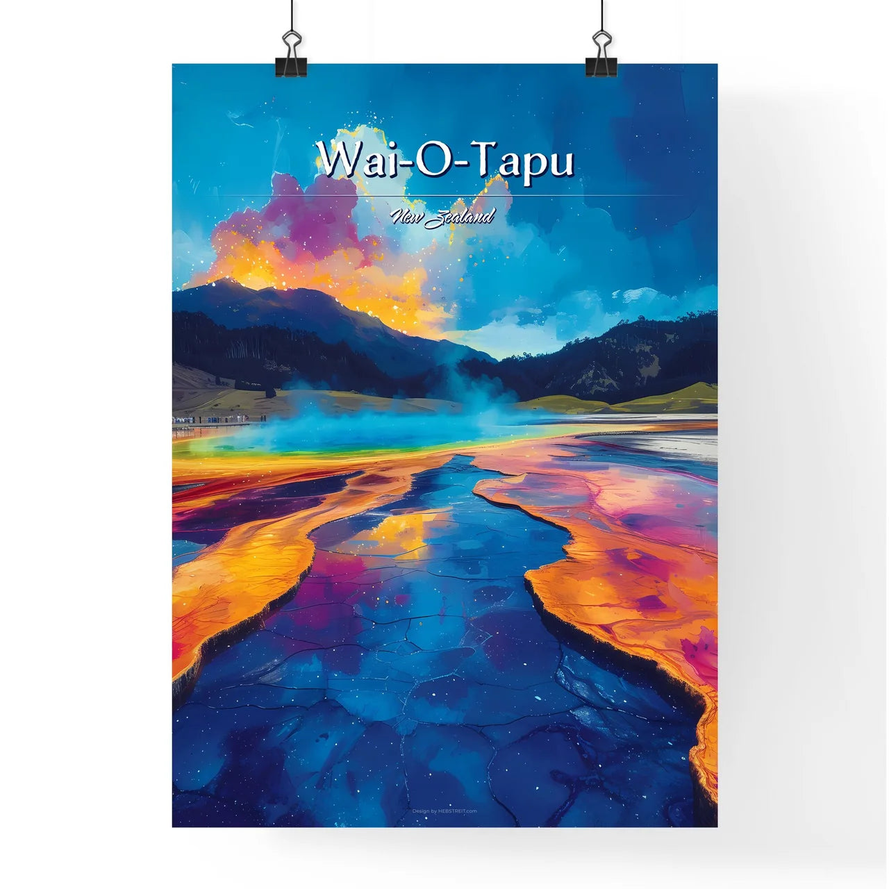 Wai-O-Tapu Poster
