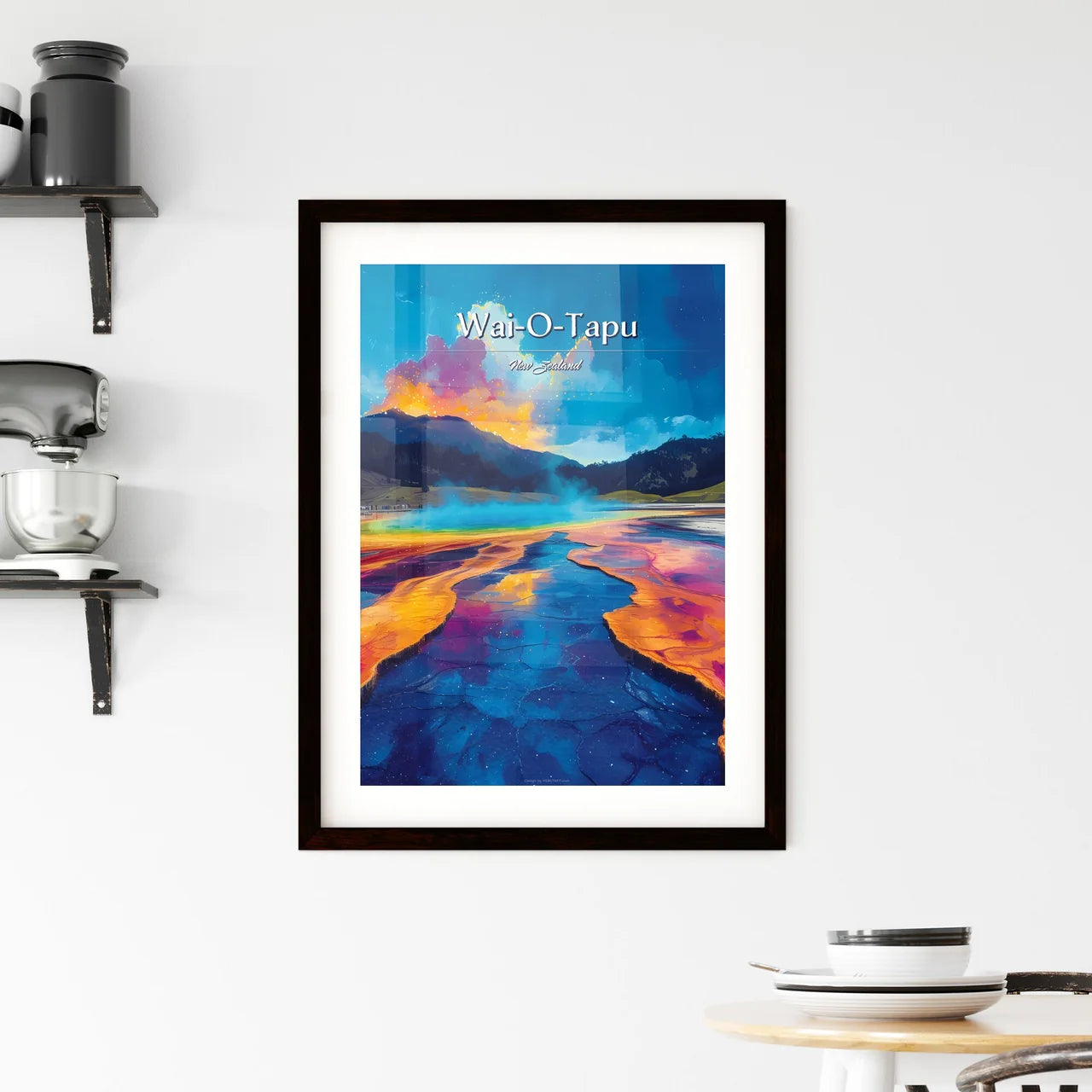 Wai-O-Tapu Framed Print