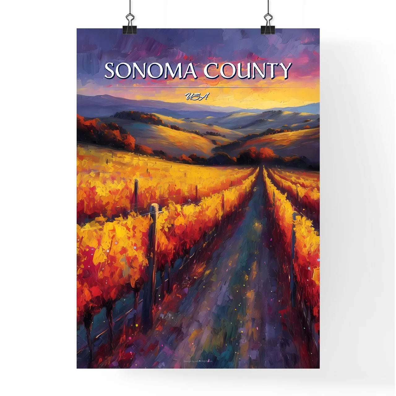 Sonoma County Poster