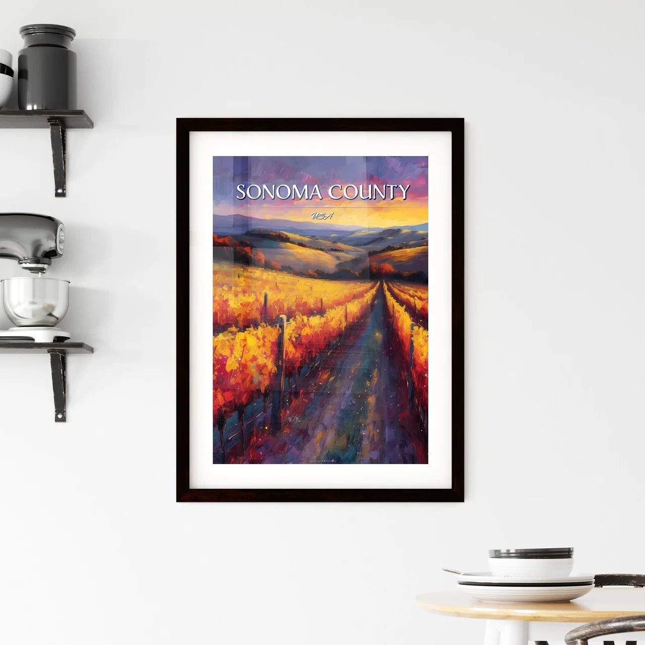 Sonoma County Framed Print