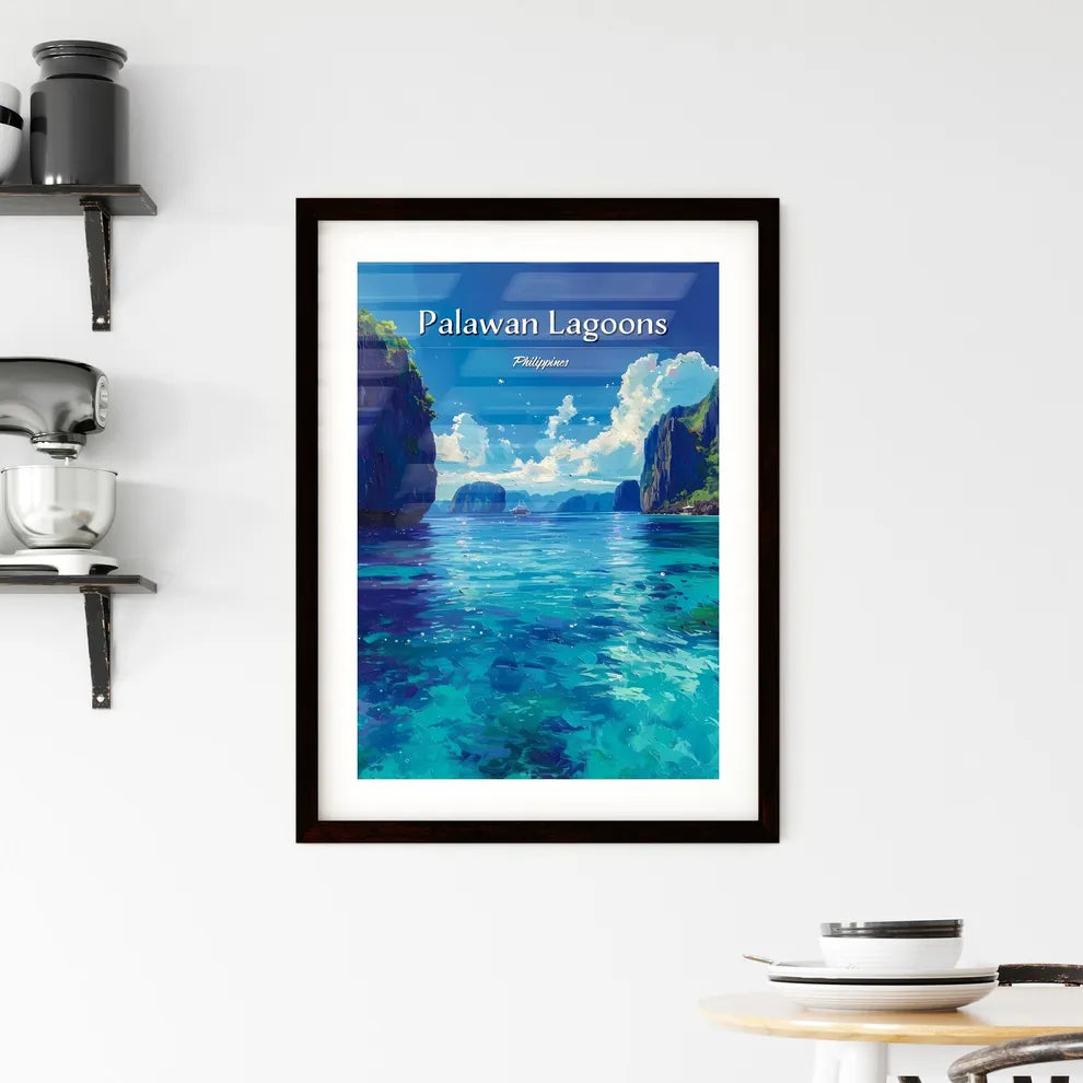 Palawan Lagoons Framed Print