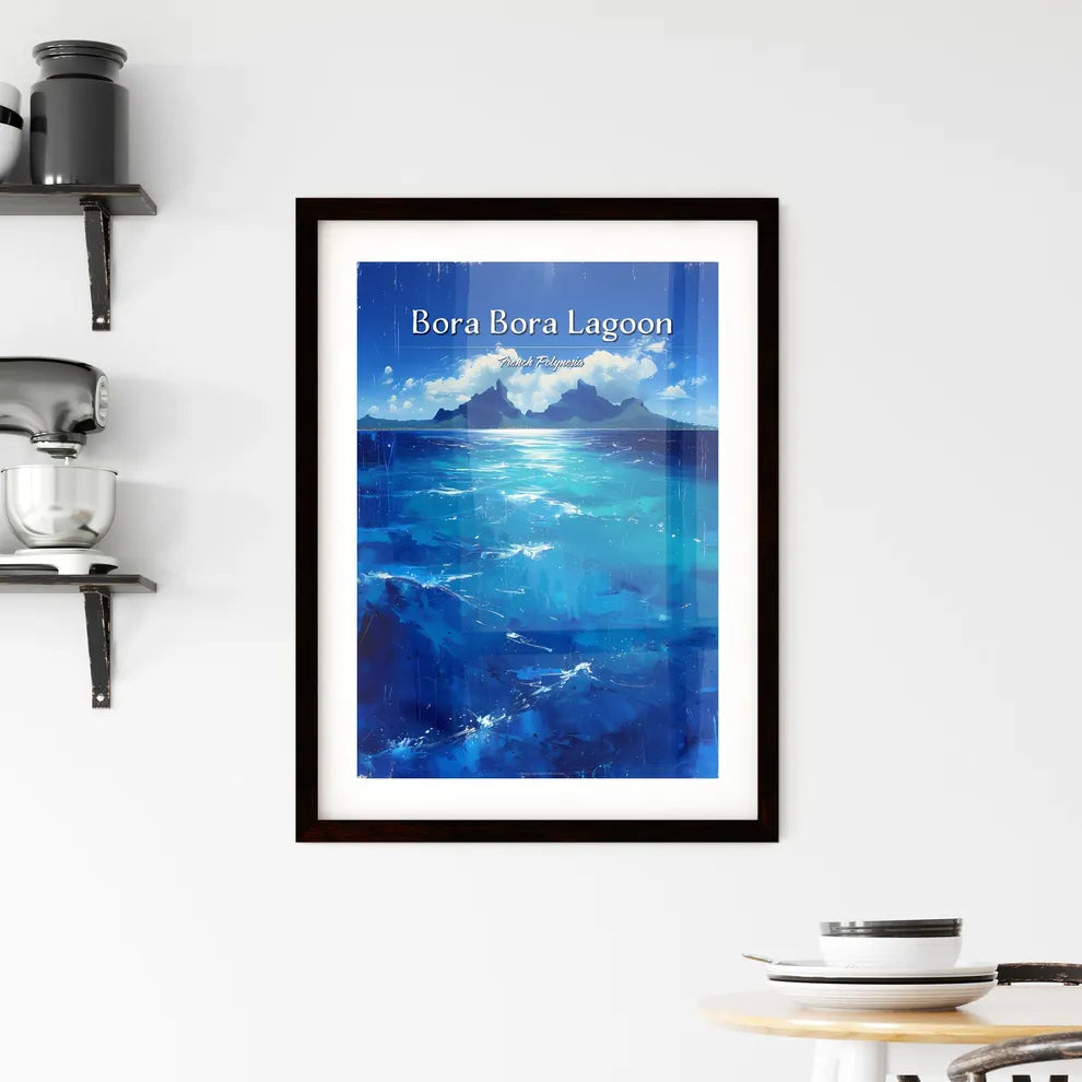 Bora Bora Lagoon Framed Print