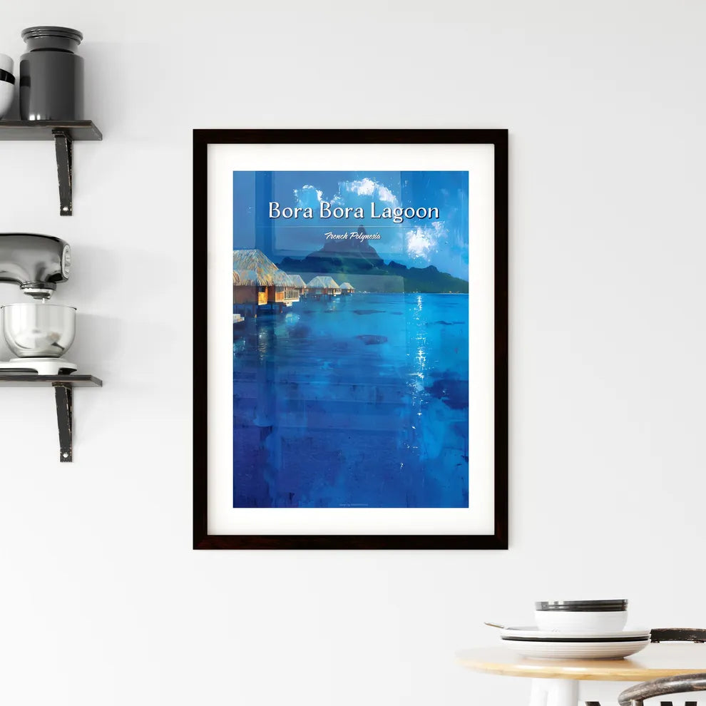 Bora Bora Lagoon Framed Print