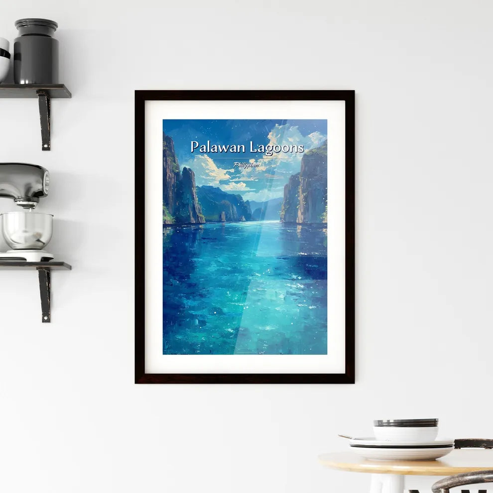 Palawan Lagoons Framed Print