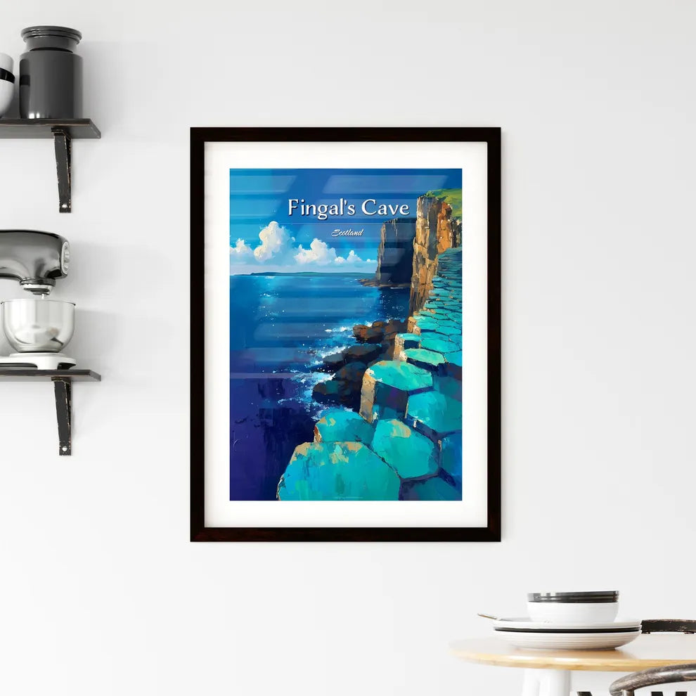 Fingal's Cave Framed Print