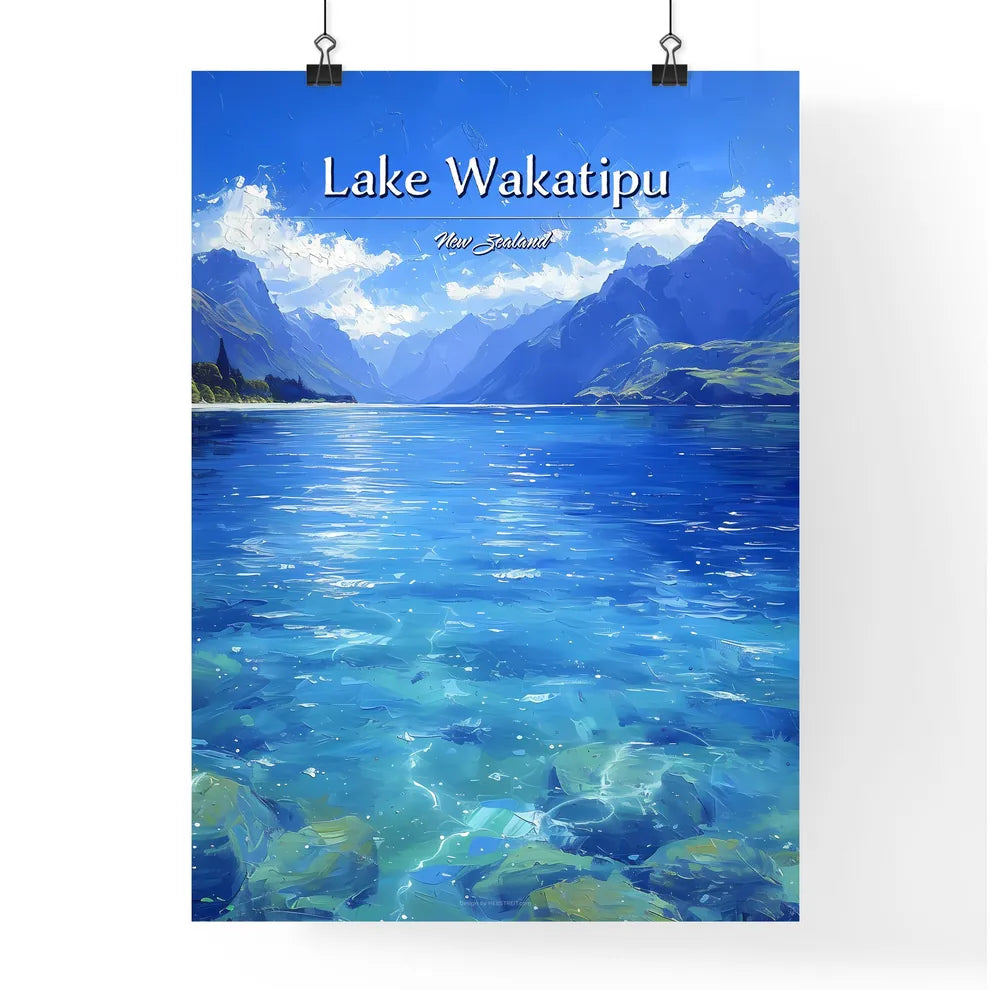 Lake Wakatipu Poster