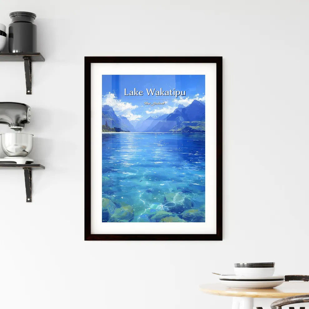 Lake Wakatipu Framed Print