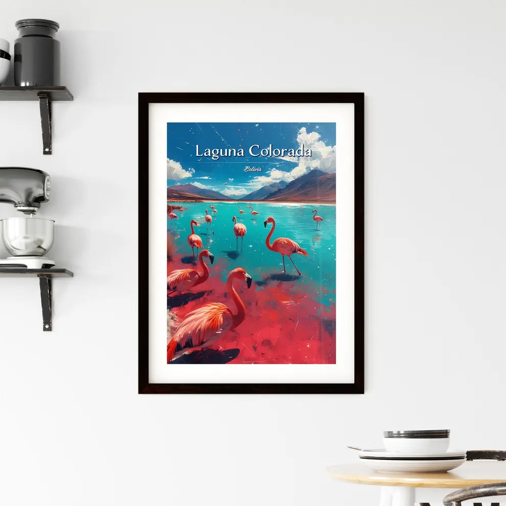 Laguna Colorada Framed Print