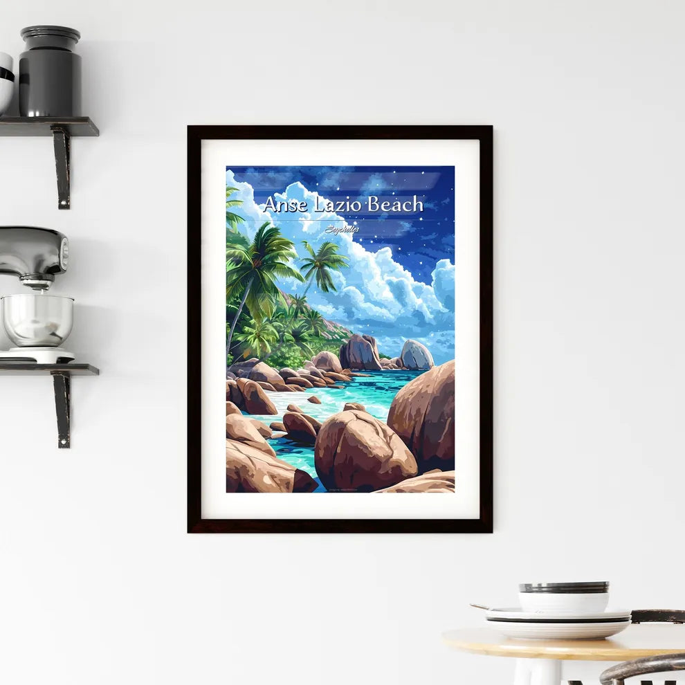 Anse Lazio Beach Framed Print