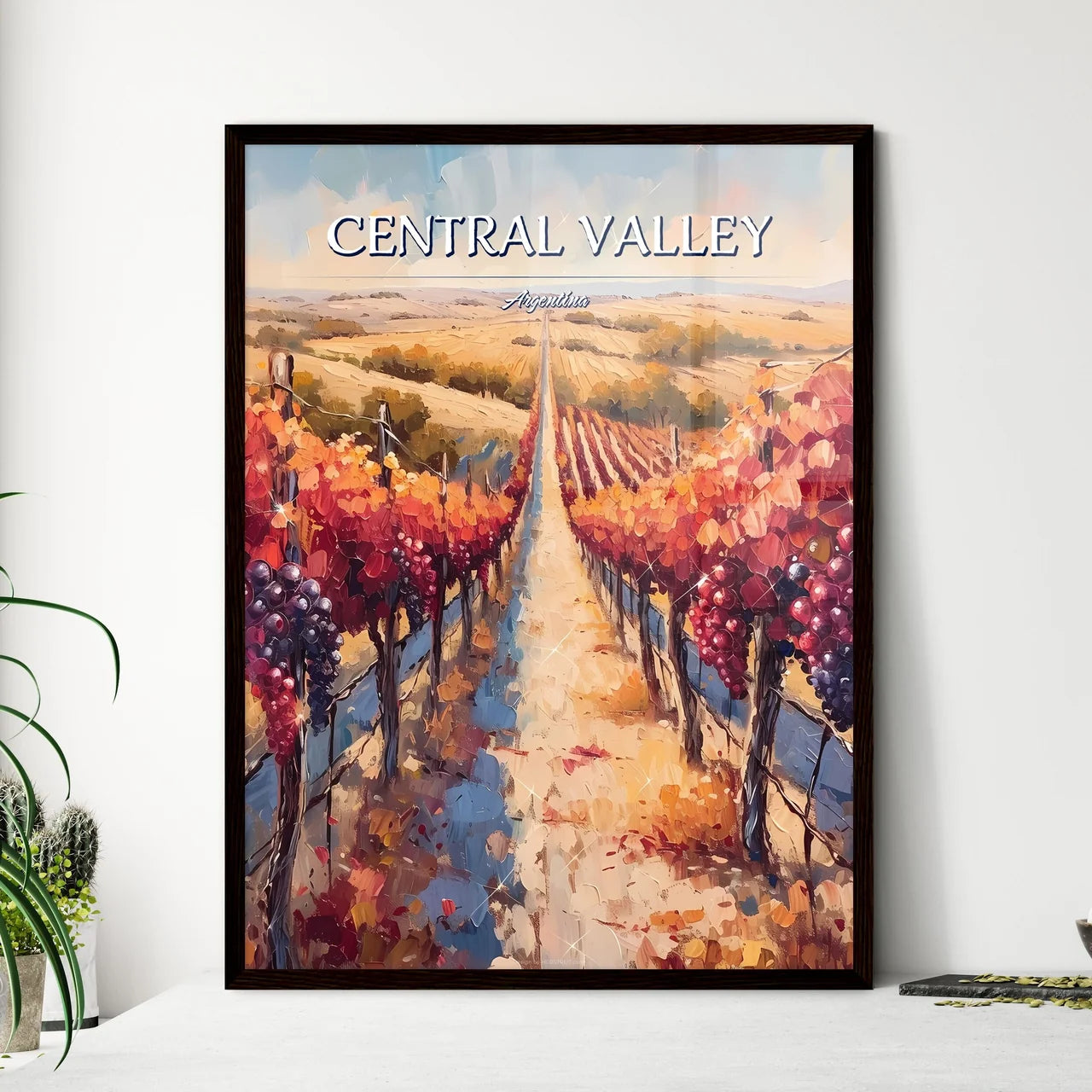 Central Valley - Framed Art Print