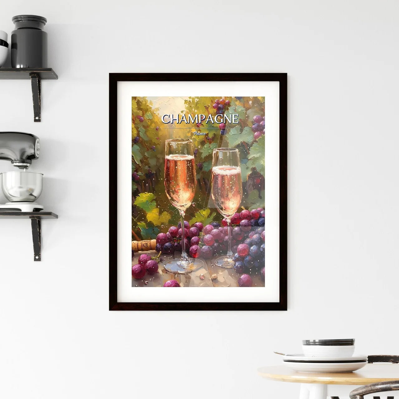 Champagne Framed Print