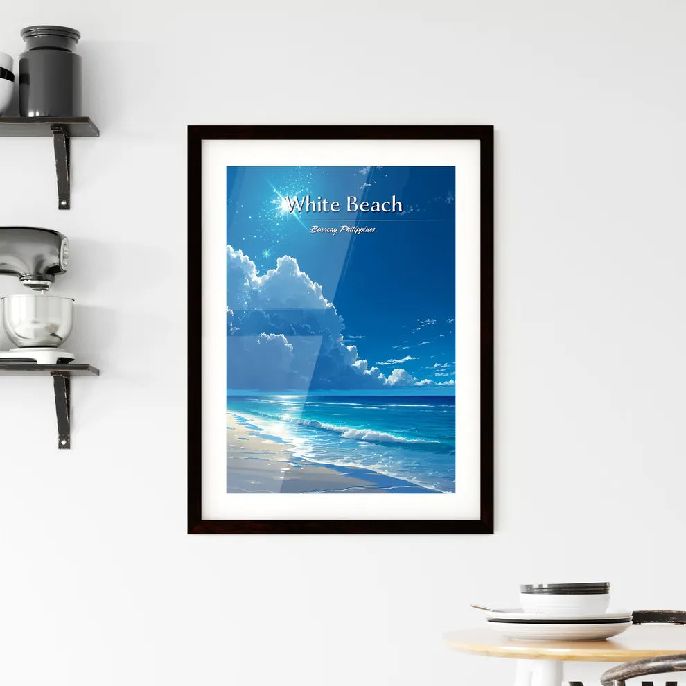 White Beach (Boracay) Framed Print