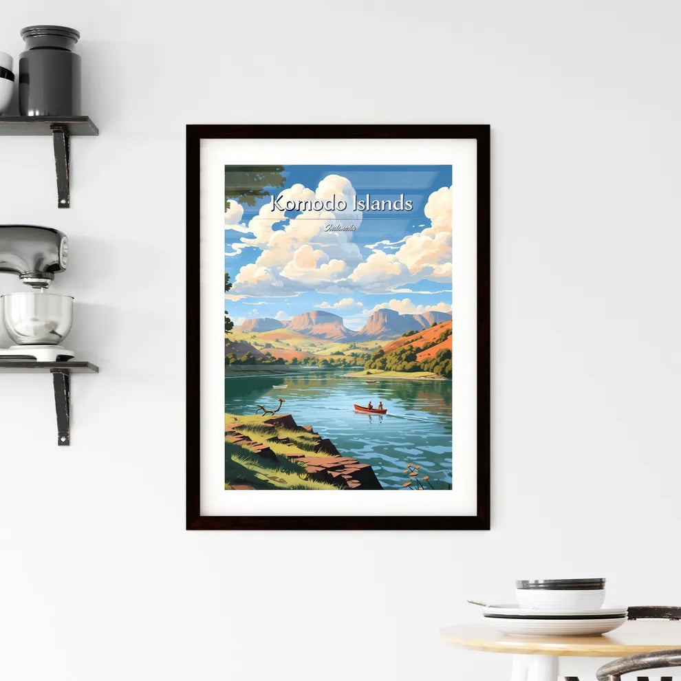 Komodo Islands Framed Print