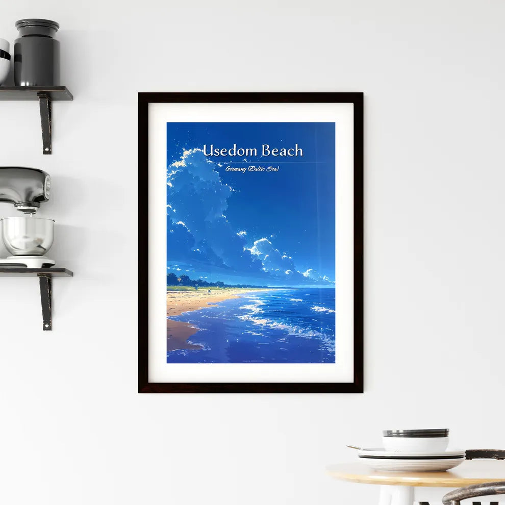 Usedom Beach Framed Print