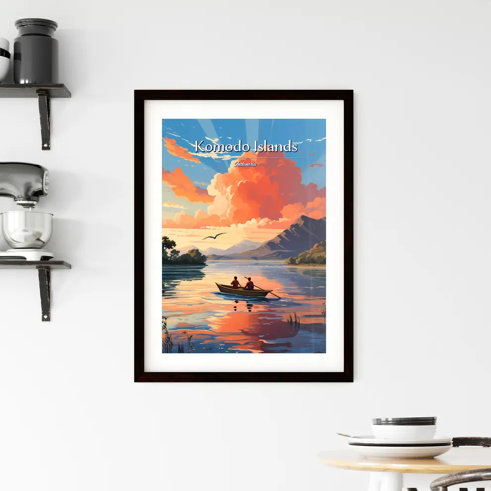 Komodo Islands Framed Print