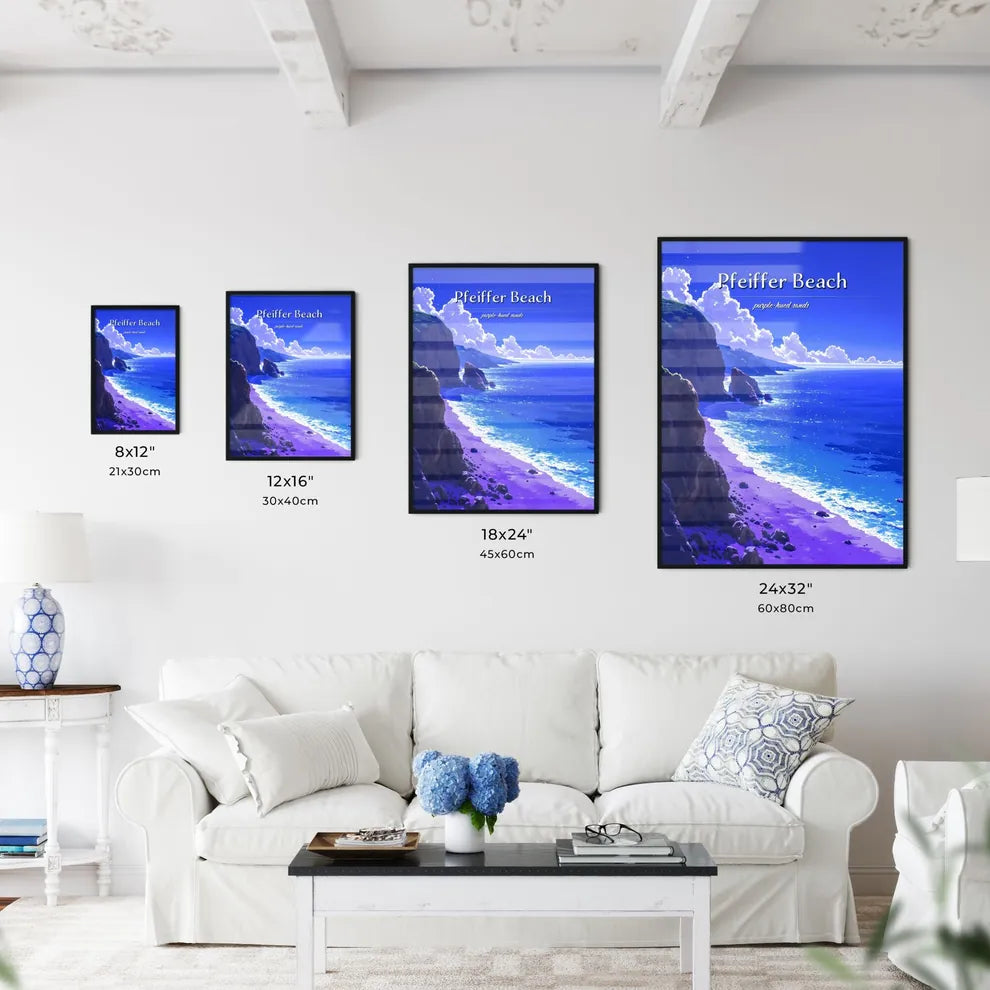 Pfeiffer Beach - Art print of a rocky beac - Kitchen Hangings