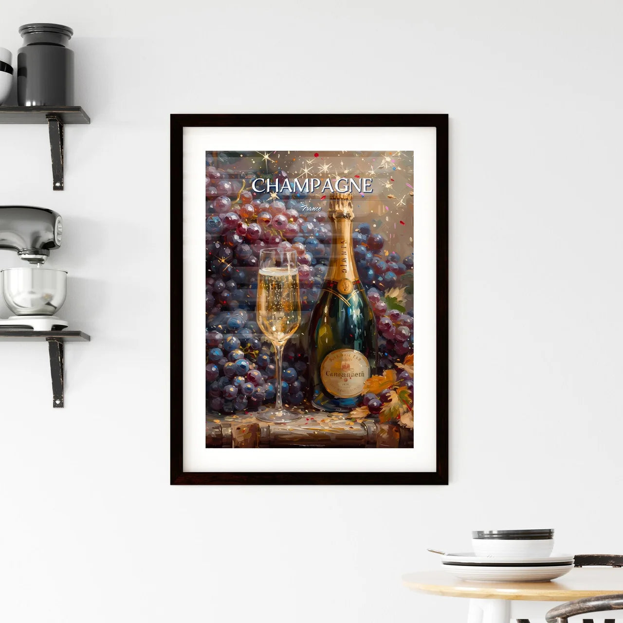 Champagne Framed Print