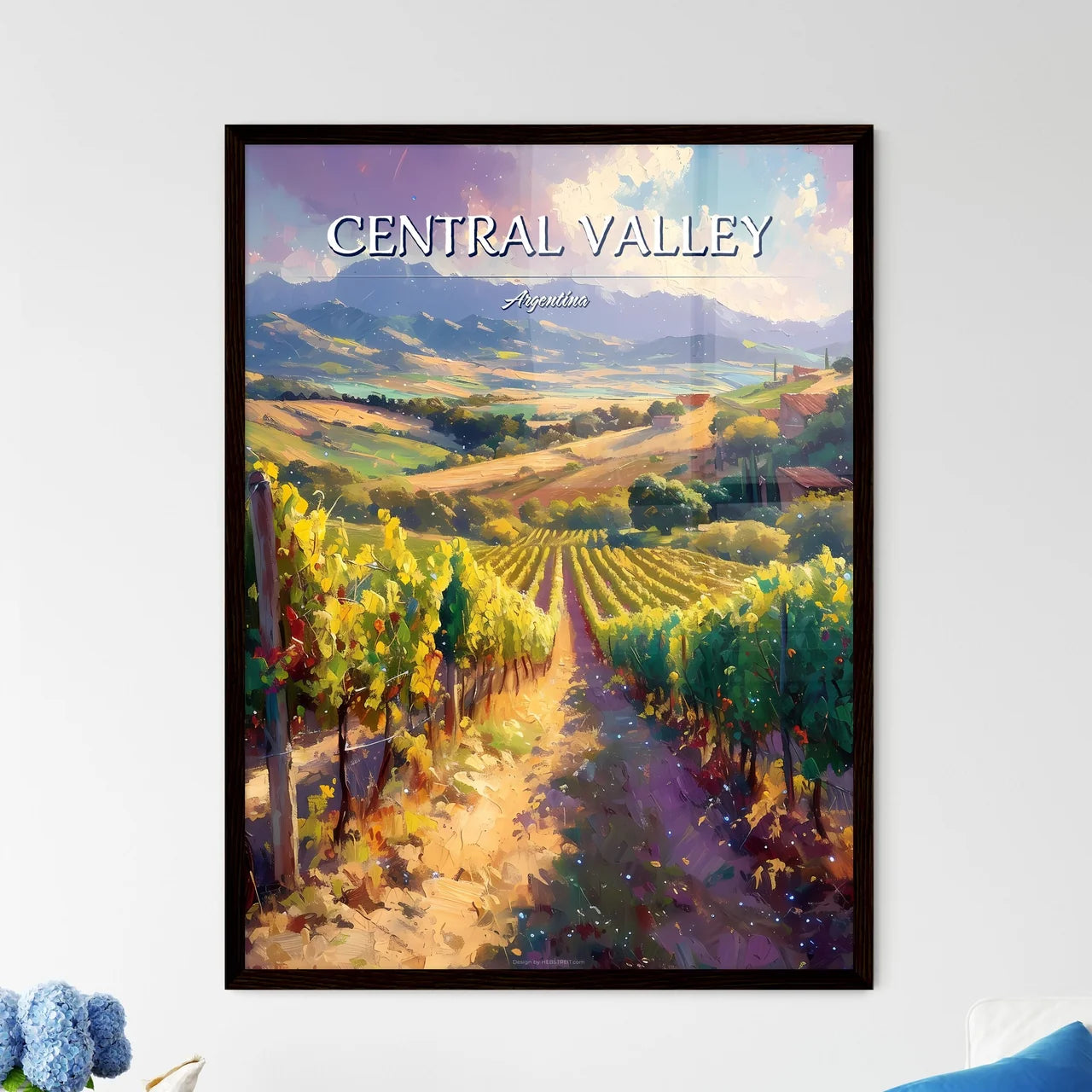 Central Valley - Framed Art Print
