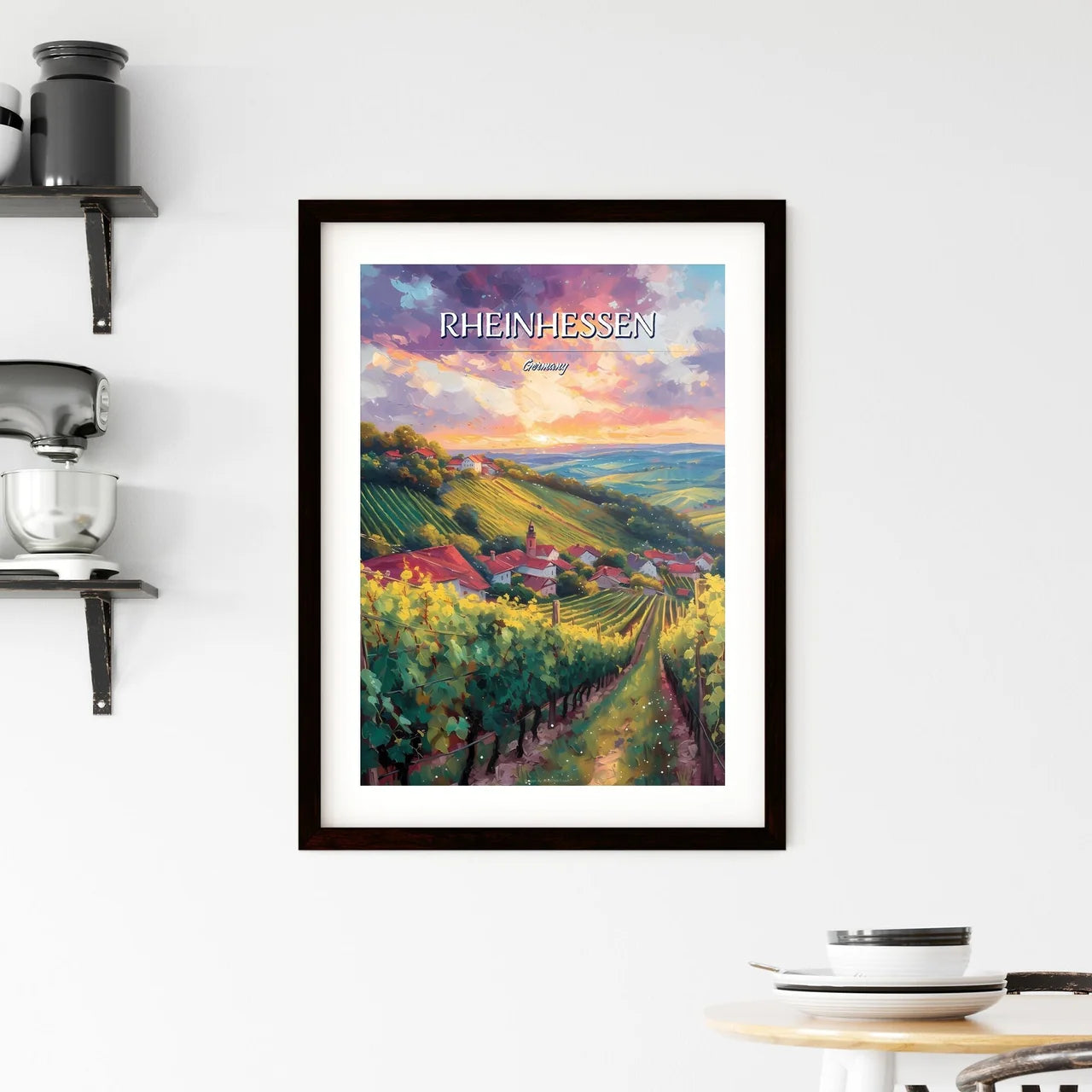 Rheinhessen Framed Print