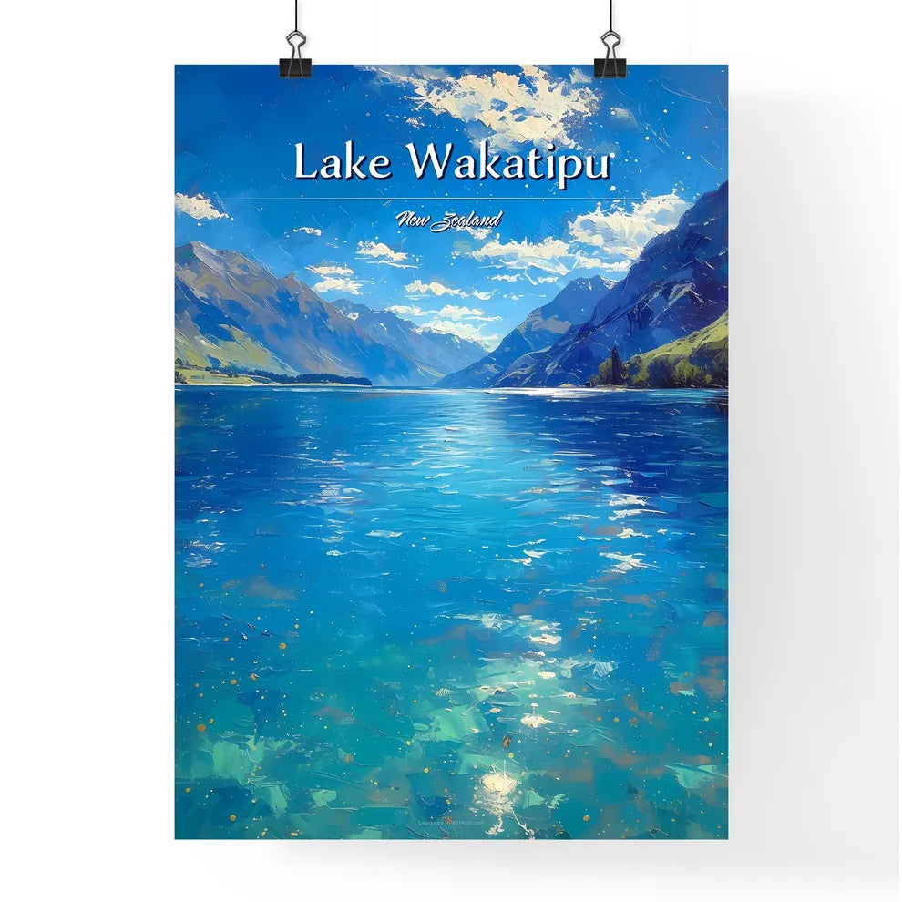 Lake Wakatipu Poster