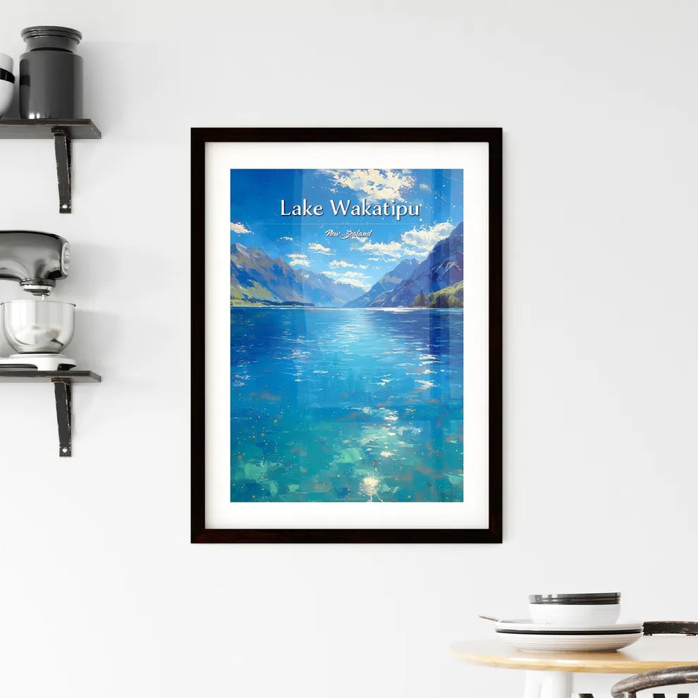 Lake Wakatipu Framed Print
