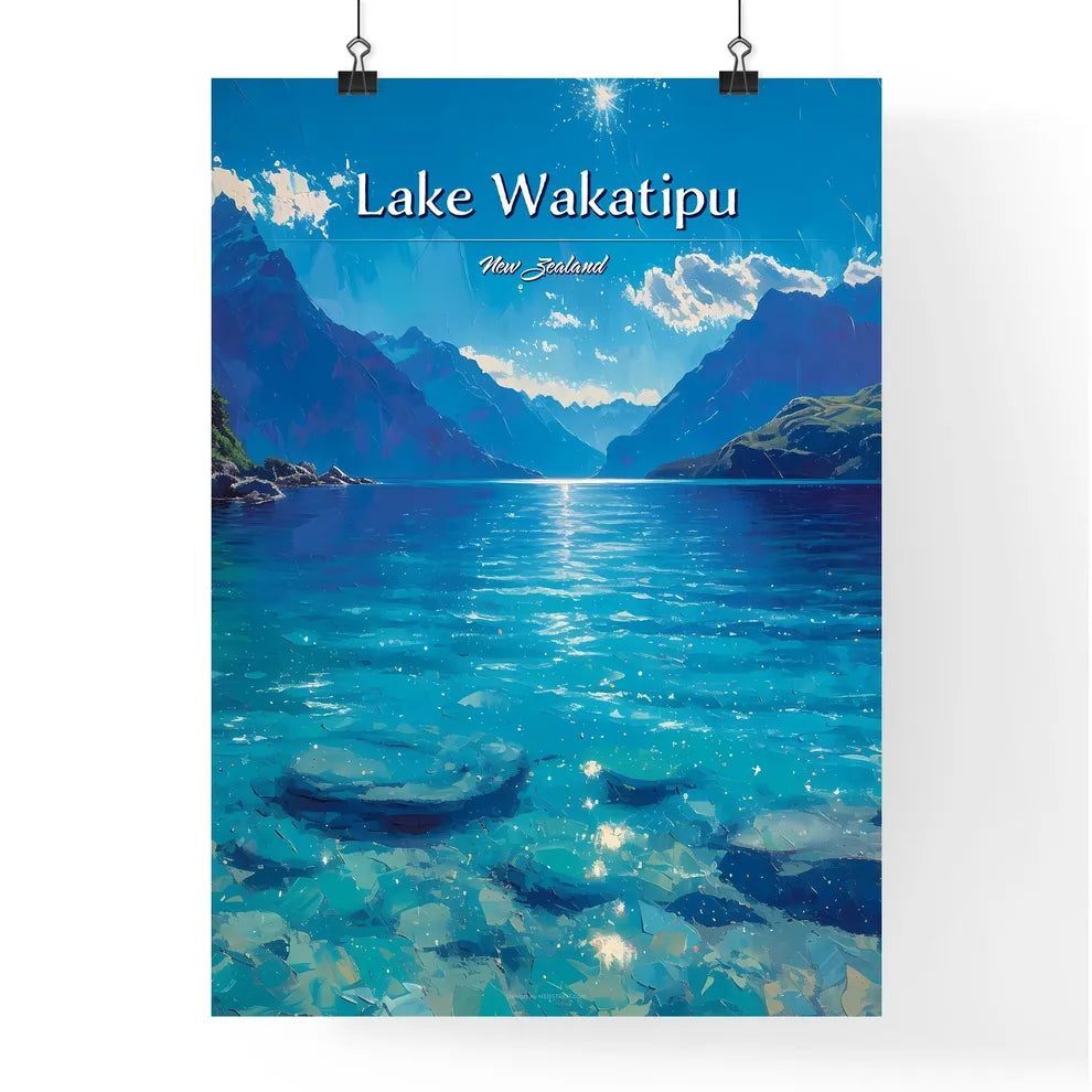 Lake Wakatipu Poster