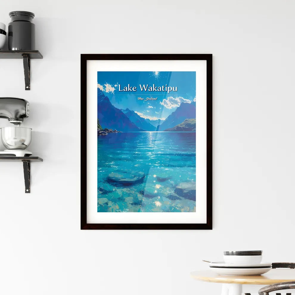 Lake Wakatipu Framed Print