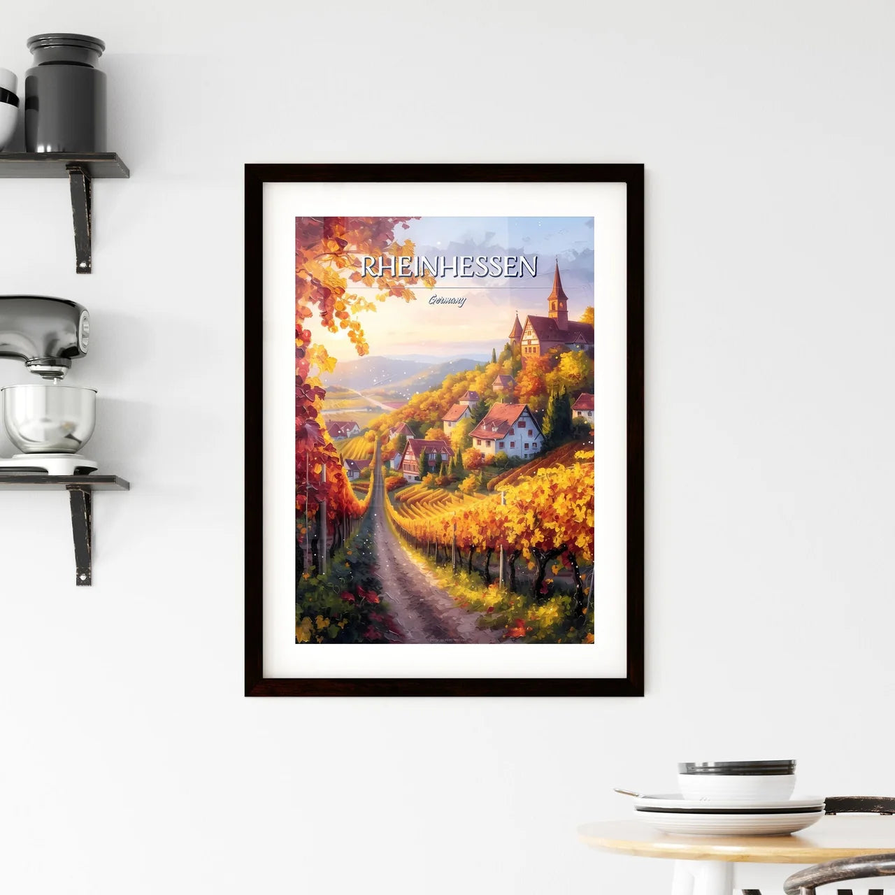 Rheinhessen Framed Print