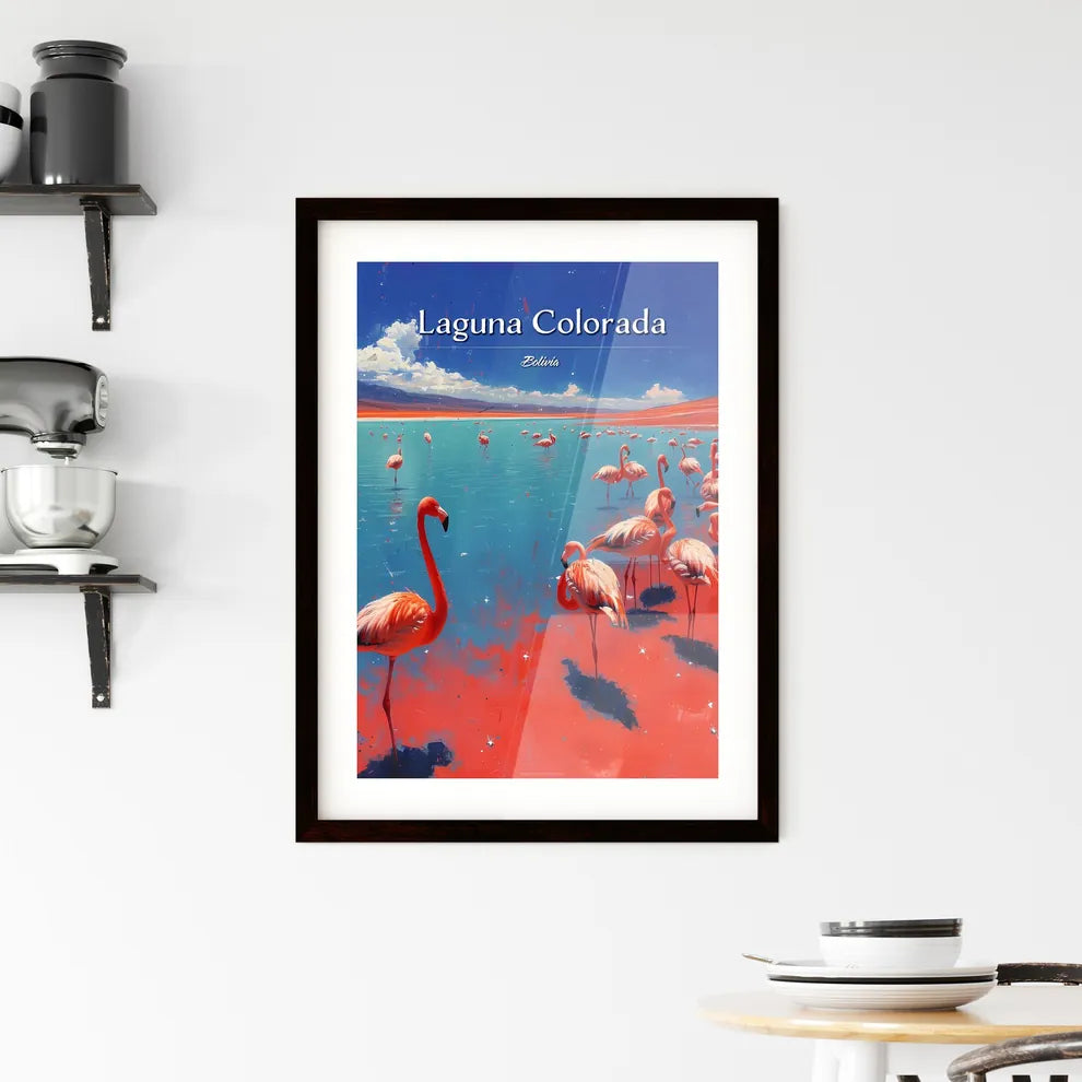 Laguna Colorada Framed Print