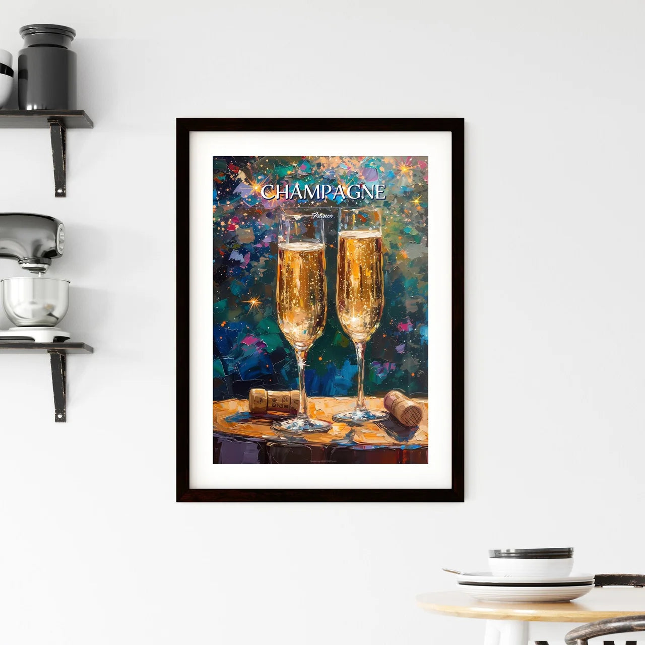 Champagne Framed Print
