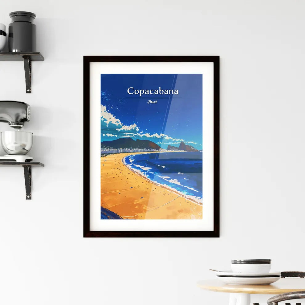 Copacabana Beach Framed Print