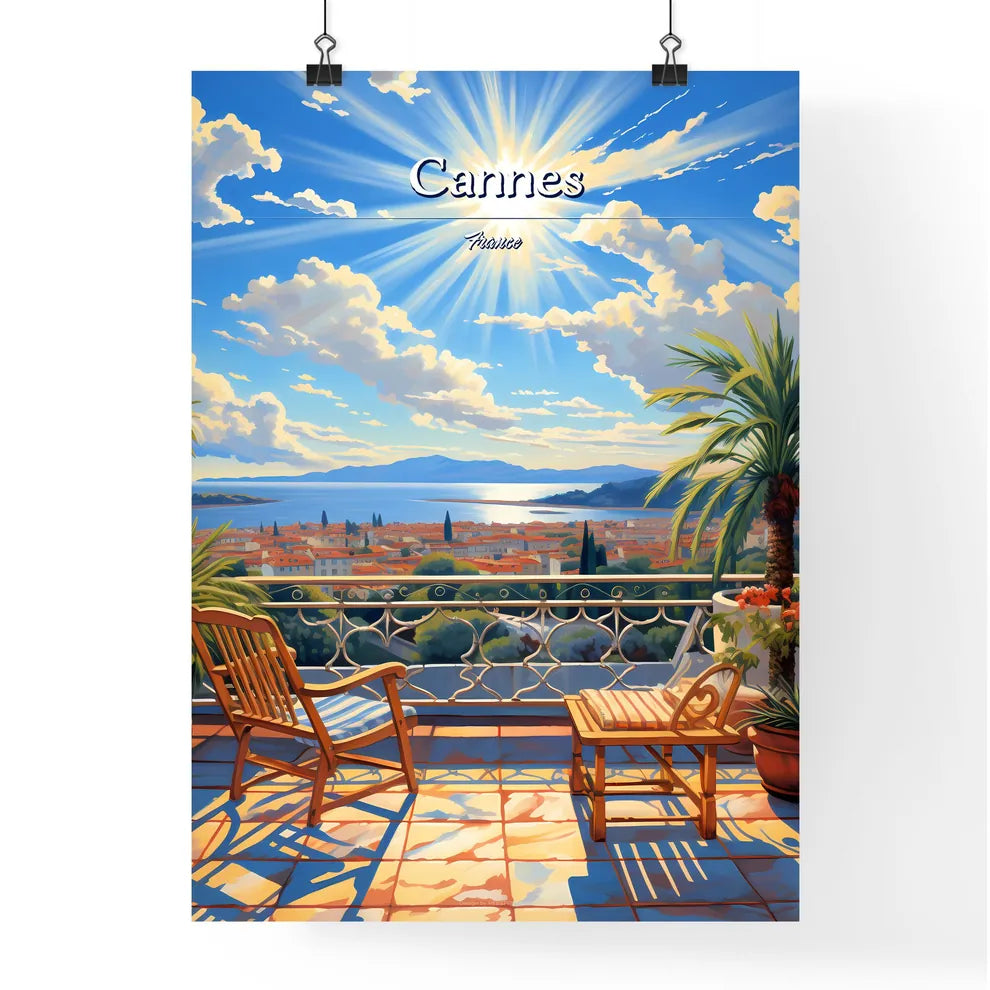 On the roofs of Cannes Poster