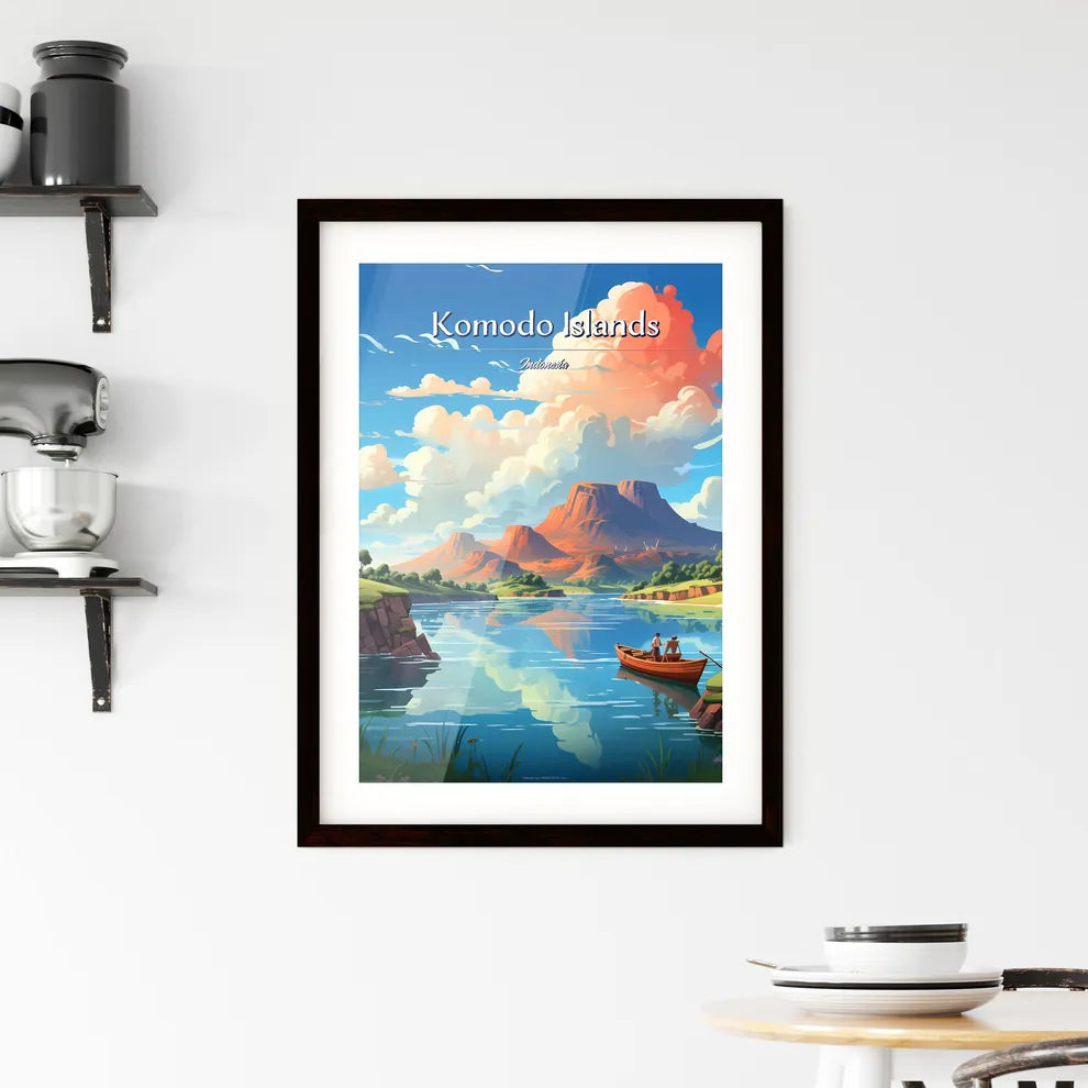 Komodo Islands Framed Print