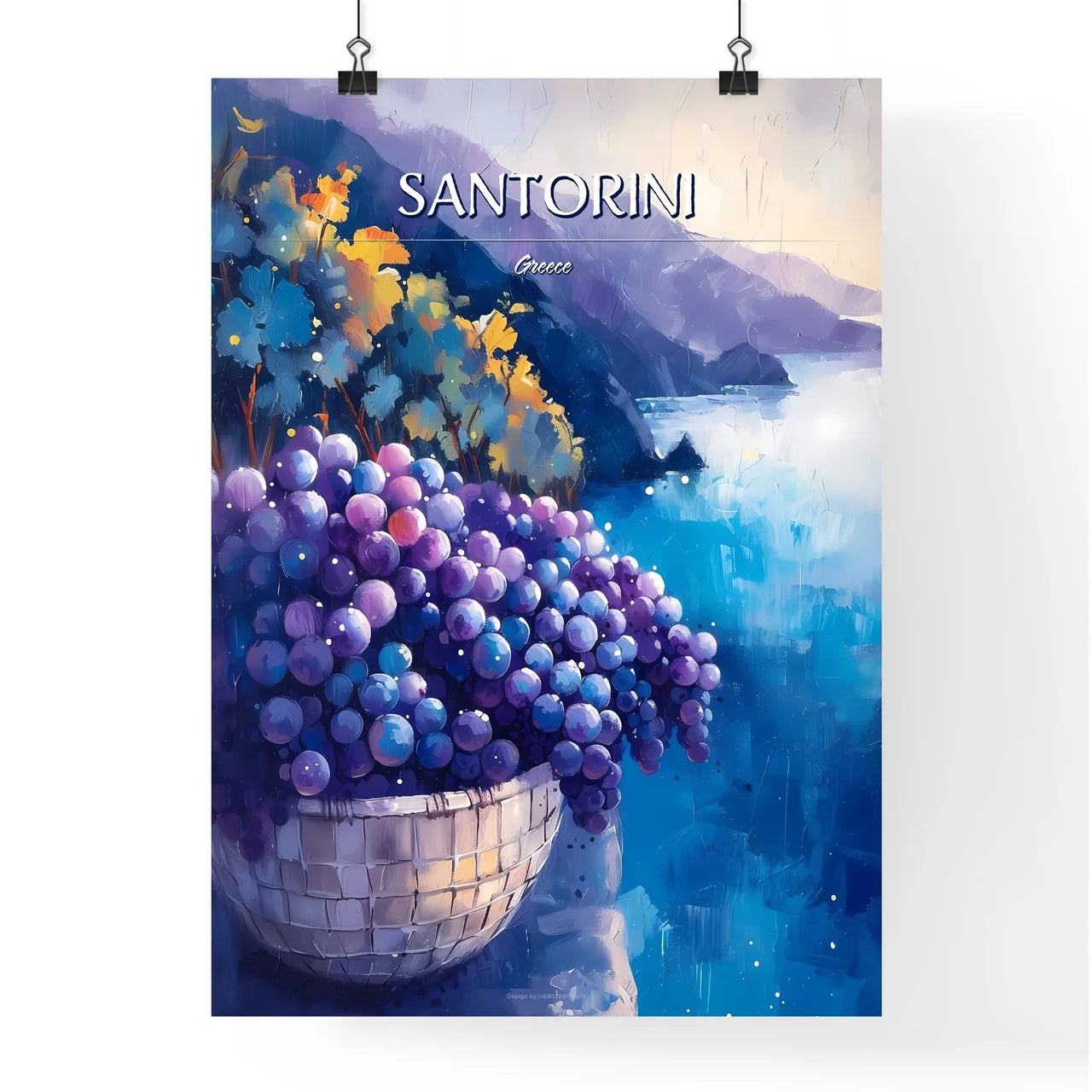 Santorini Poster
