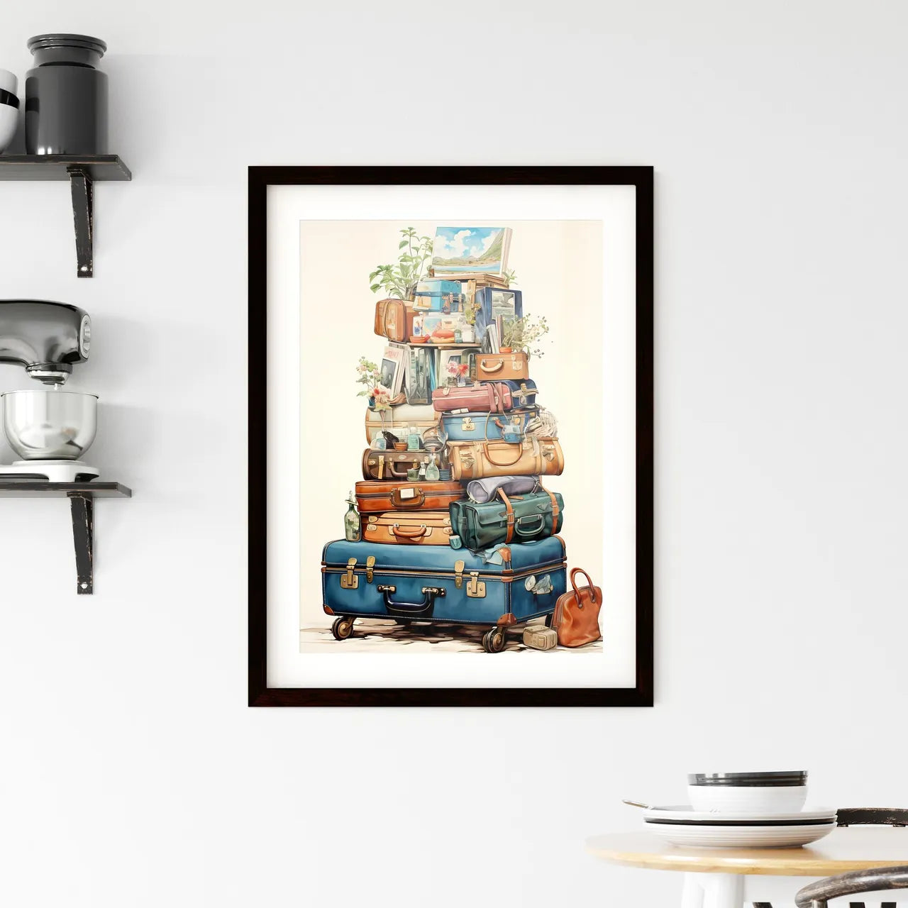 Pack your bags with adaptability today - Art Framed Print