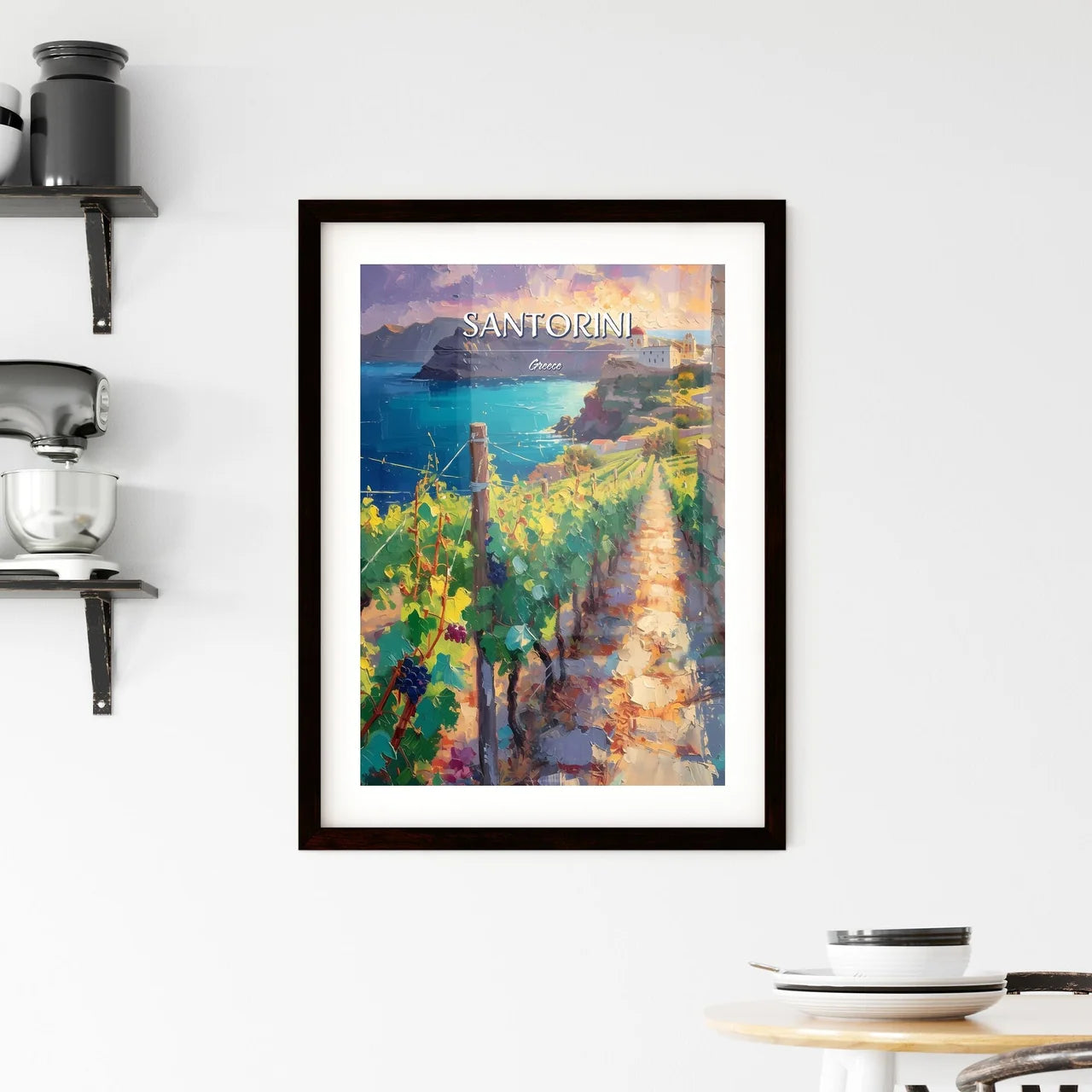 Santorini Framed Print