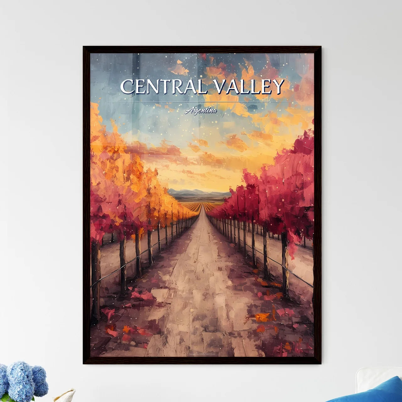 Central Valley - Framed Art Print