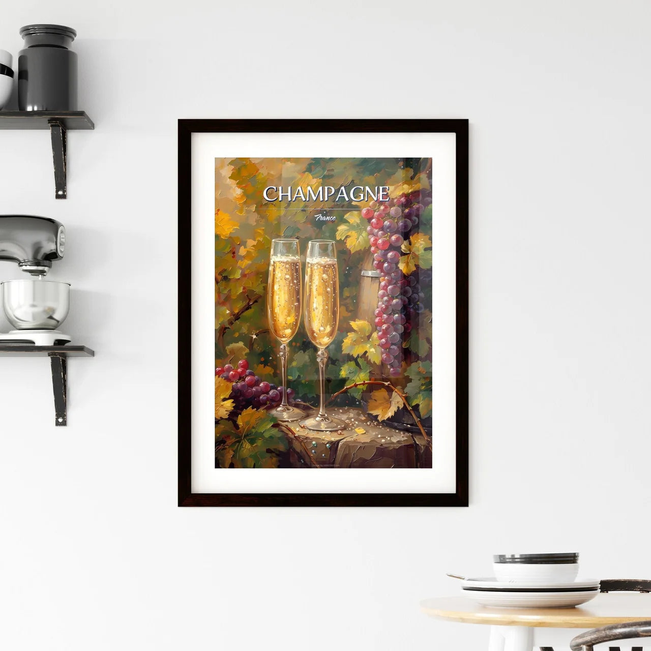 Champagne Framed Print