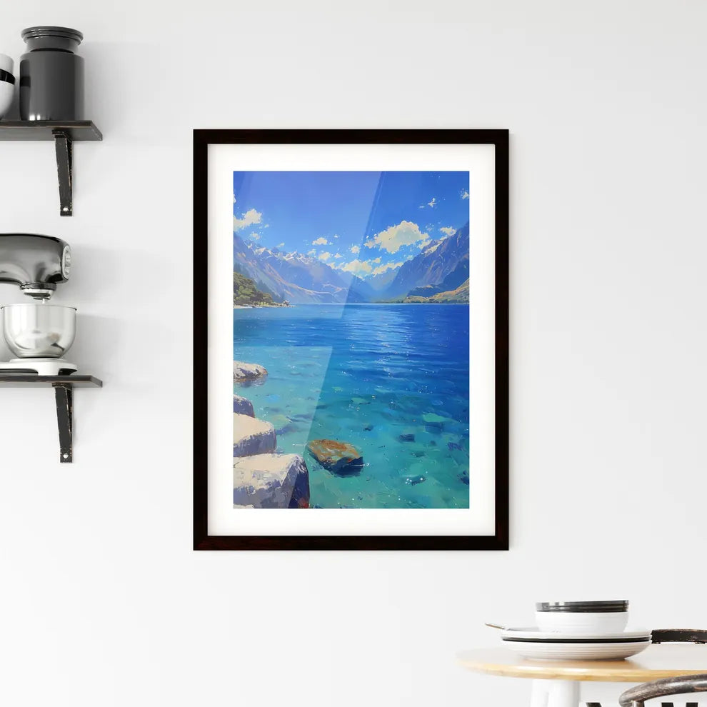 Lake Wakatipu Framed Print