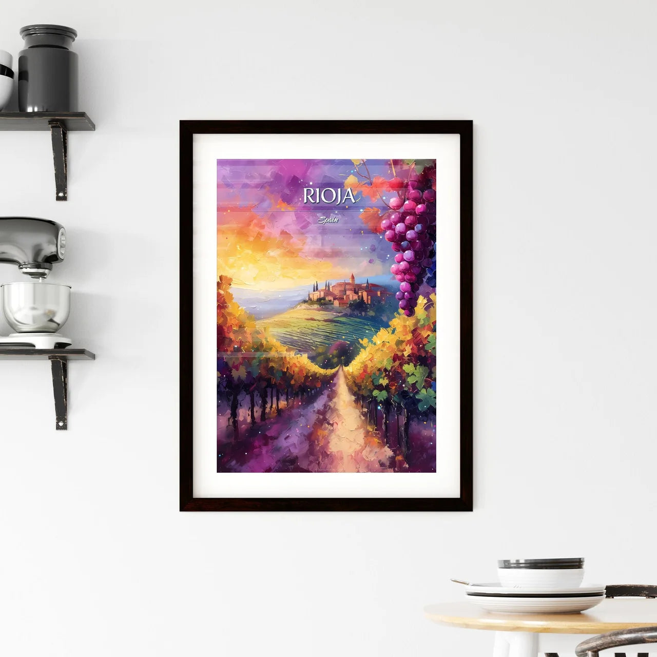 Rioja Framed Print