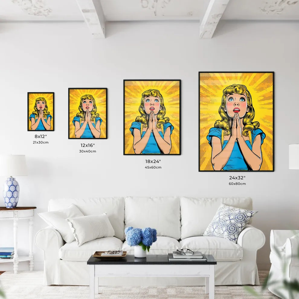 Saint mary anime - pop art style - comic boo - Kitchen Hangings