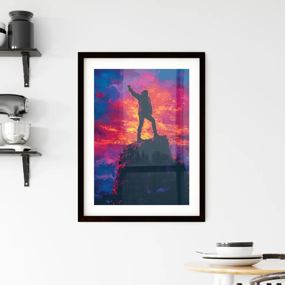 Illustration of International Labor Day - Ar Framed Print