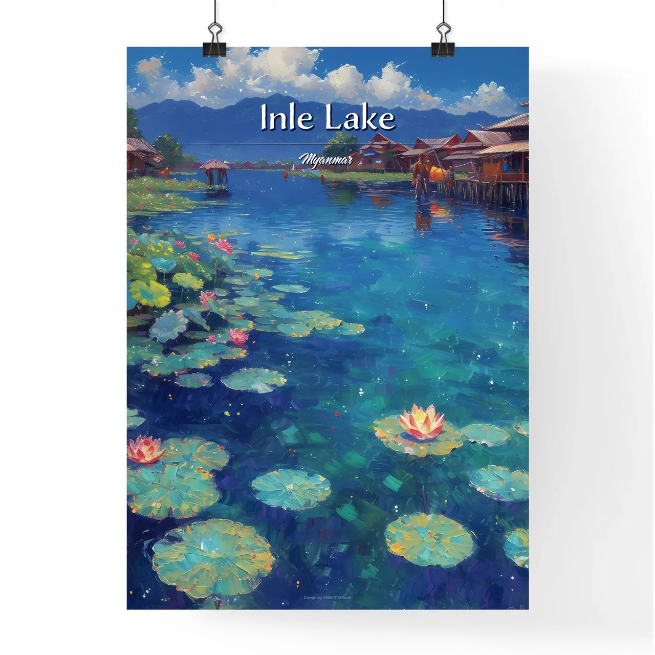 Inle Lake Poster
