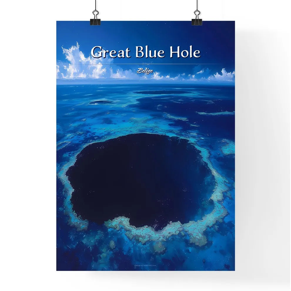 Great Blue Hole Poster