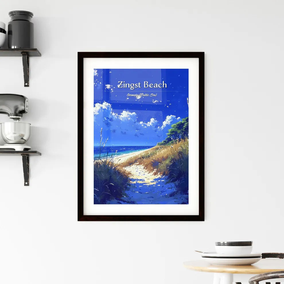 Zingst Beach Framed Print
