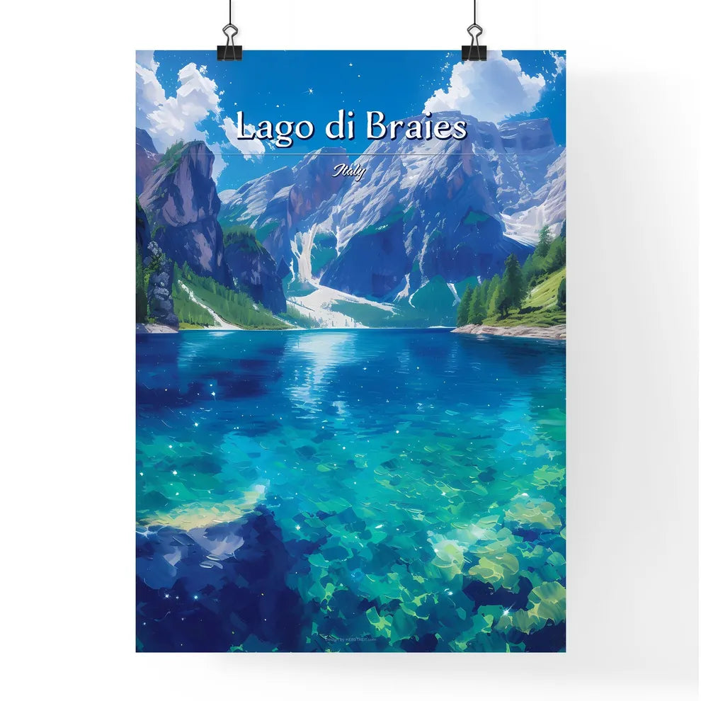 Lago di Braies Poster